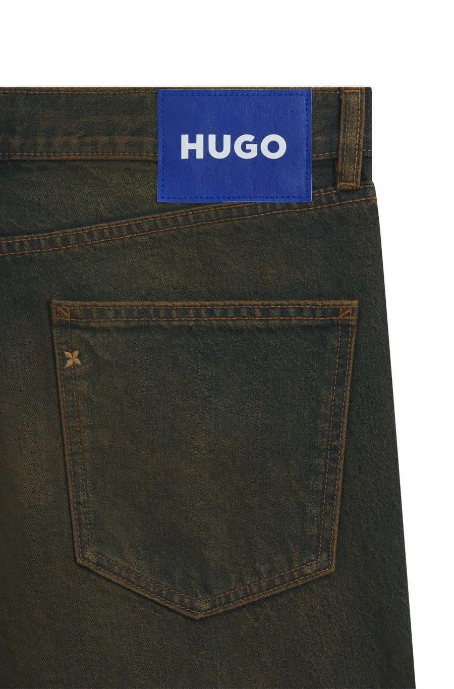 Джинси Hugo Boss regular fit з деніму — фото 2