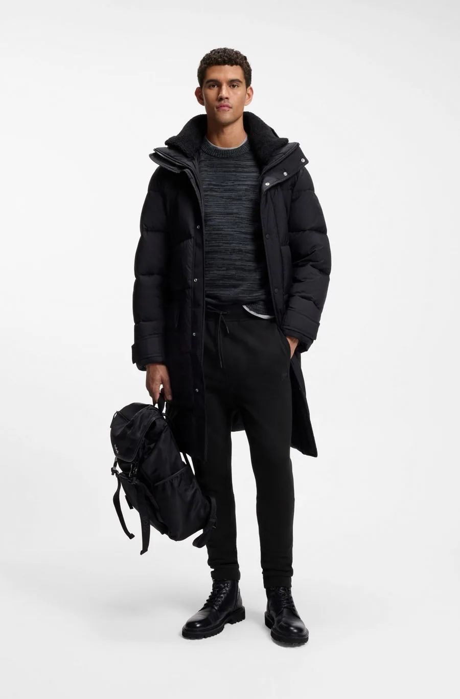 Спортивний костюм Hugo Boss з логотипом з бавовни — фото 3