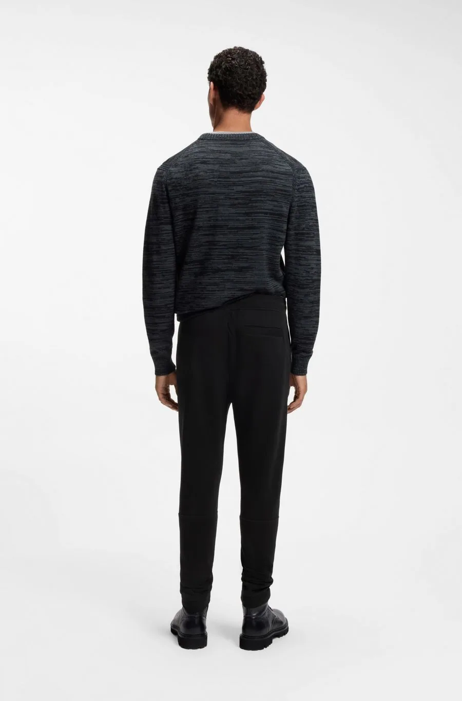 Спортивний костюм Hugo Boss з логотипом з бавовни — фото 4